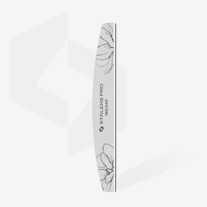 Staleks Expert (NFE-40-180/240-25) Crescent mineral nail file, 180/240 grit (25τμχ)