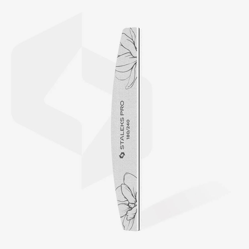 Staleks Expert (NFE-40-180/240-25) Crescent mineral nail file, 180/240 grit (25τμχ)