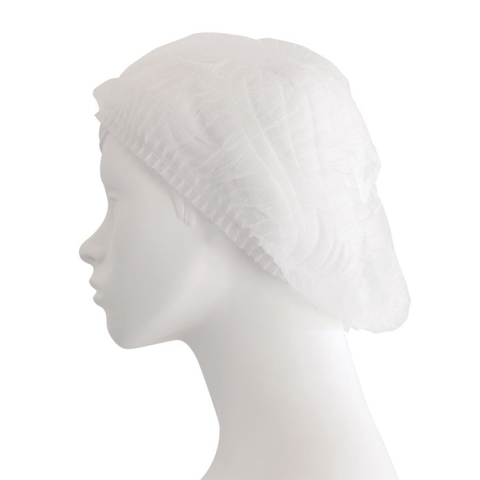 Soft Care Σκούφιες ακορντεόν με λάστιχο white(100τμχ)