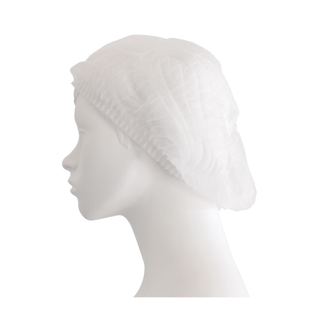 Soft Care Σκούφιες ακορντεόν με λάστιχο white(100τμχ)