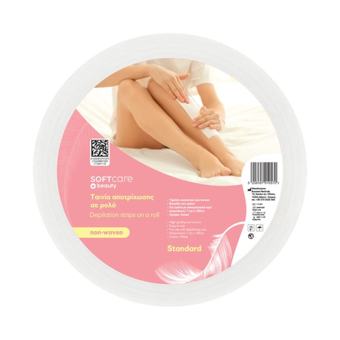 Soft Care Ρολό αποτρίχωσης Non Woven 7cmx100 m