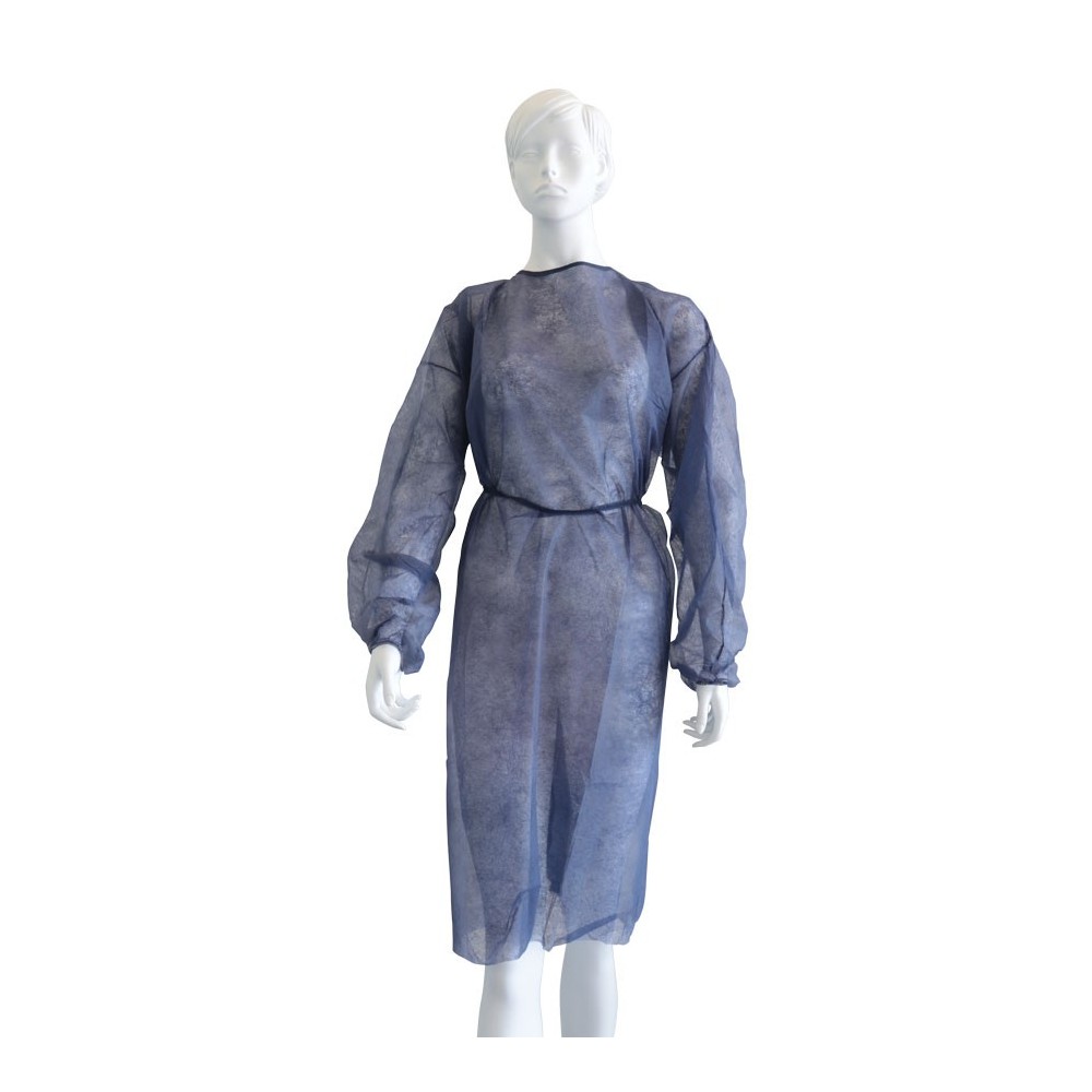 Soft Care Εξεταστική μπλούζα non woven dark blue (10τμχ)