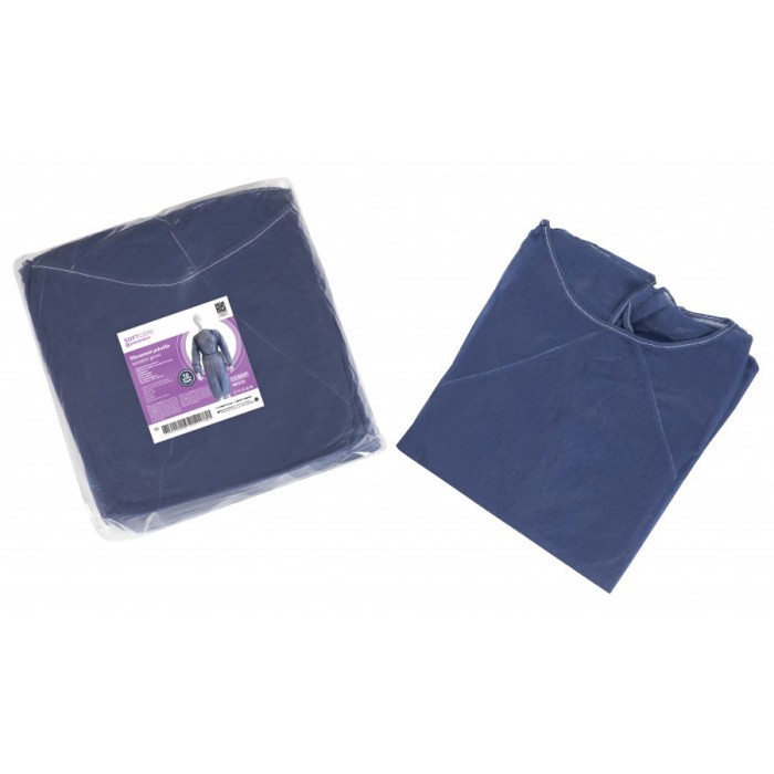Soft Care Εξεταστική μπλούζα non woven dark blue (10τμχ)