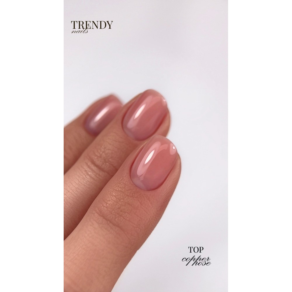 Trendy nails (26MO-1-18TN) Top Copper Rose 10ml HEMA & TPO FREE