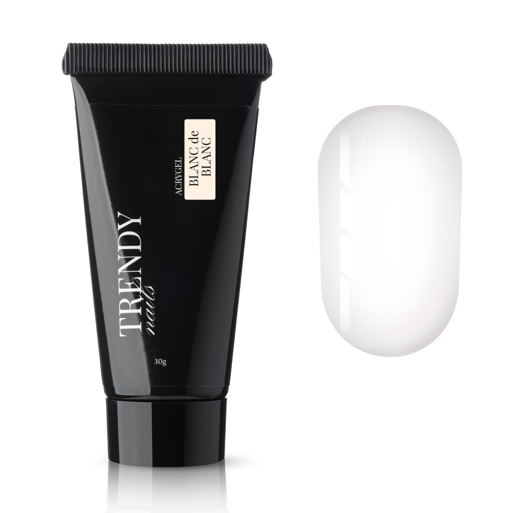 Trendy nails (9AC2TN) Acrygel Blanc de Blanc 30g HEMA & TPO FREE