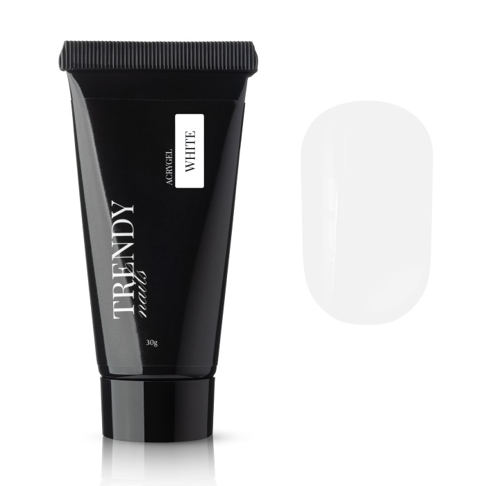 Trendy nails (9AC3TN) Acrygel White 30g HEMA & TPO FREE