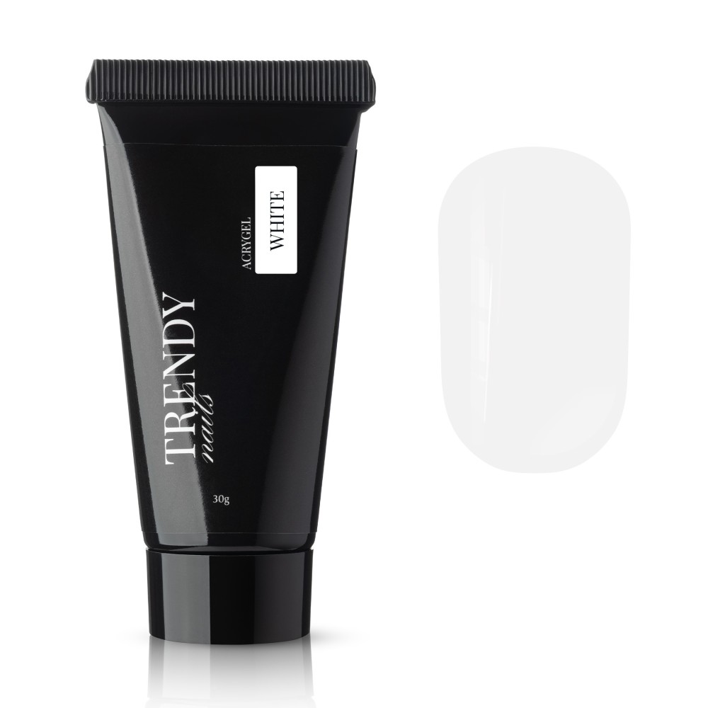 Trendy nails (9AC3TN) Acrygel White 30g HEMA & TPO FREE