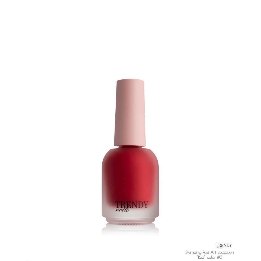 Trendy nails (SC3TN) STAMPING Color No3 Red 10ml