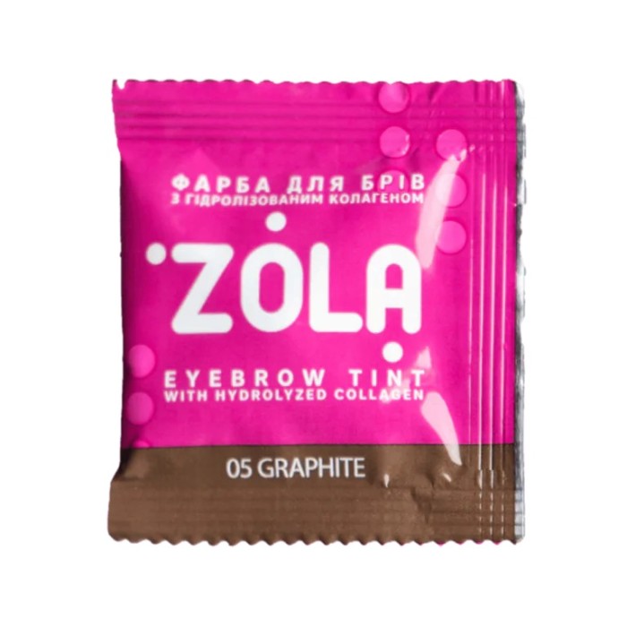 Zola (05318) Eyebrow Tint With Collagen 05 Graphite 5ml