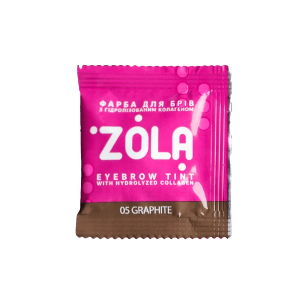 Zola (05318) Eyebrow Tint With Collagen 05 Graphite 5ml