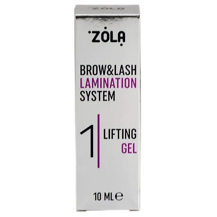 Zola (04441) Silver Laminating Compound 01 Lifting Gel for lashes and brows