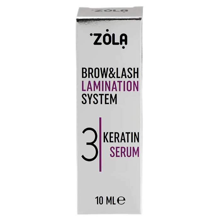 Zola (04443) Silver Laminating Compound 03 Keratin Serum for lashes and brows