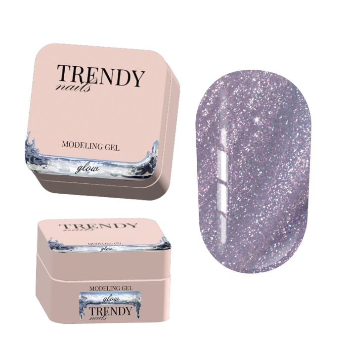 Trendy nails (10SC-4TN) Modeling Gel “GLOW” 15ml HEMA & TPO FREE