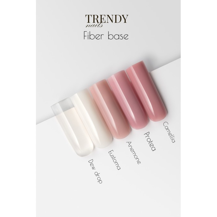 Trendy nails (25-2FB-05TN) Fiber Base "Eustoma" 30ml HEMA & TPO FREE