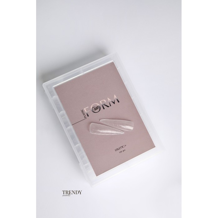 Trendy nails (19PF-02TN) Plastic Form Stilett 120pcs