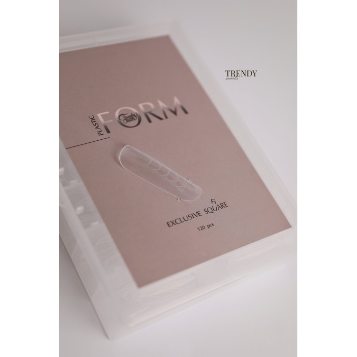 Trendy nails (19PF-03TN) Plastic Form Exclusive Square 120pcs