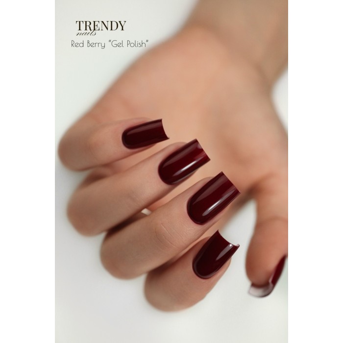 Trendy nails (22RB10TN) Gel Polish “Red Berry” 10ml HEMA & TPO FREE