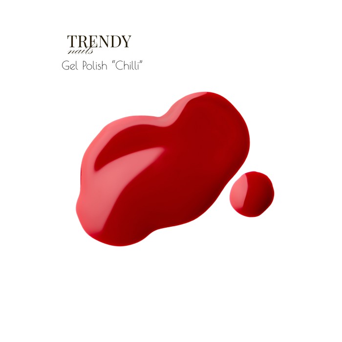 Trendy nails (22VC-1TN10) Gel Polish “Chilli” 10ml HEMA & TPO FREE