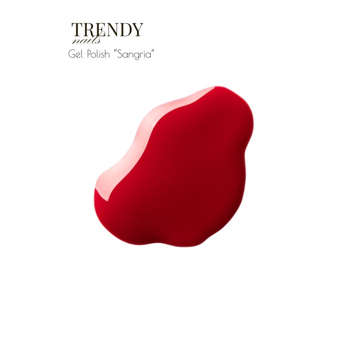 Trendy nails (22VC-2TN10) Gel Polish “Sangria” 10ml HEMA & TPO FREE