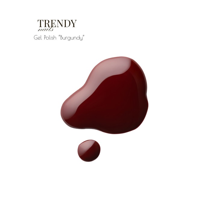 Trendy nails (22VC-4TN) Gel Polish “Burgundy” 8ml HEMA & TPO FREE