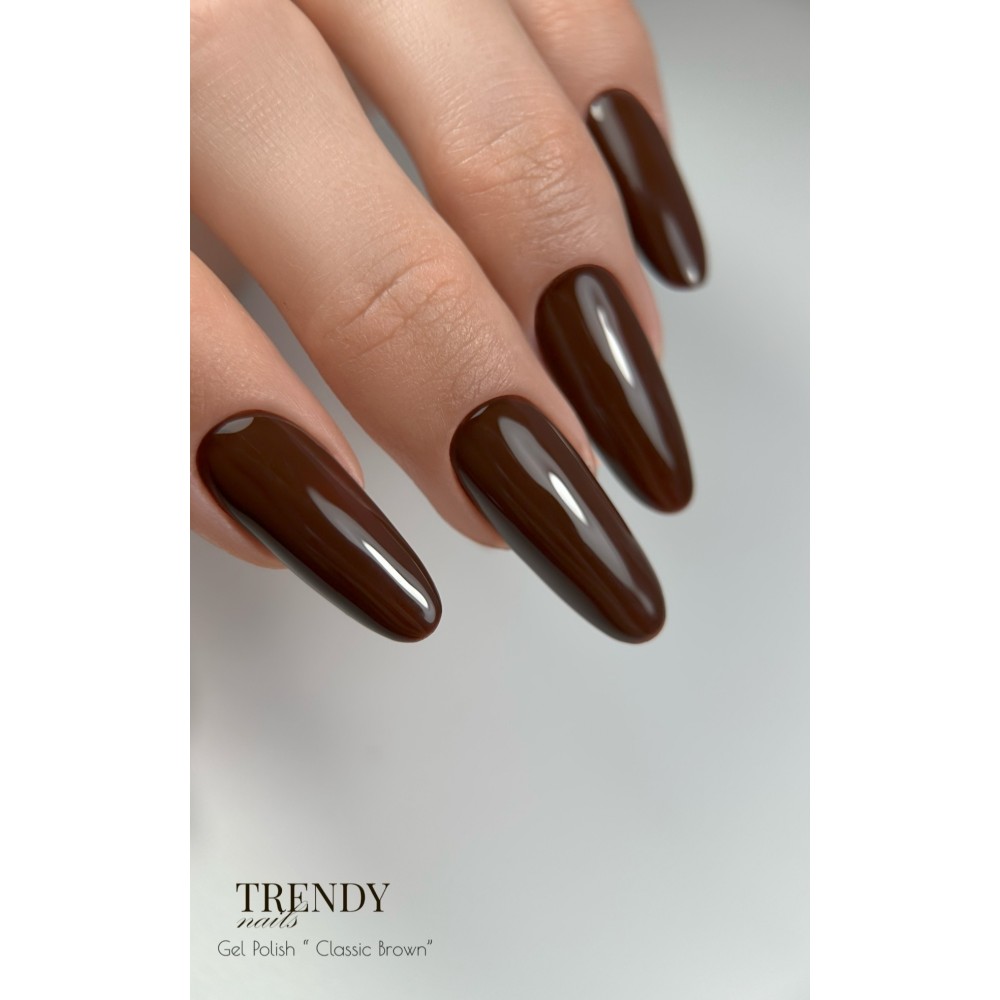 Trendy nails (22GP-1TN) Gel Polish “Classic Brown” 8ml HEMA & TPO FREE