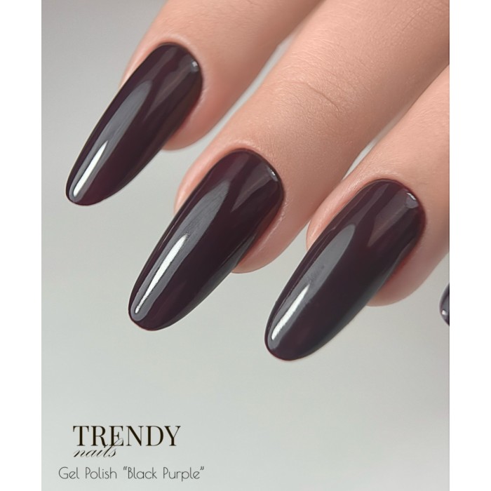 Trendy nails (22GP-4TN) Gel Polish “Black Purple” 8ml HEMA & TPO FREE