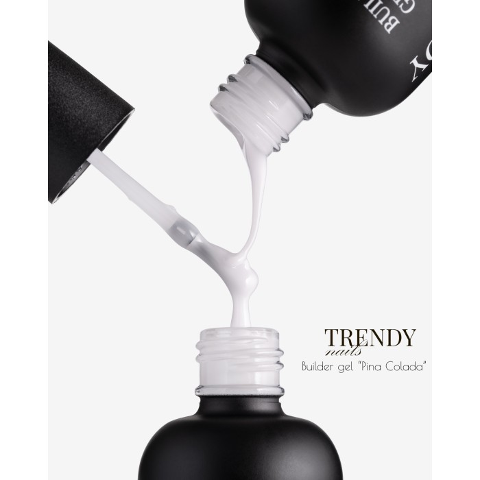 Trendy nails (15-0BG-03TN) Builder gel in a bottle Pina Colada 15ml HEMA & TPO FREE