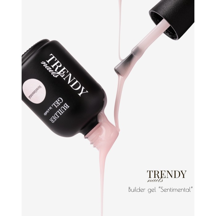 Trendy nails (15-0BG-13TN) Builder gel in a bottle Sentimental 15ml HEMA & TPO FREE