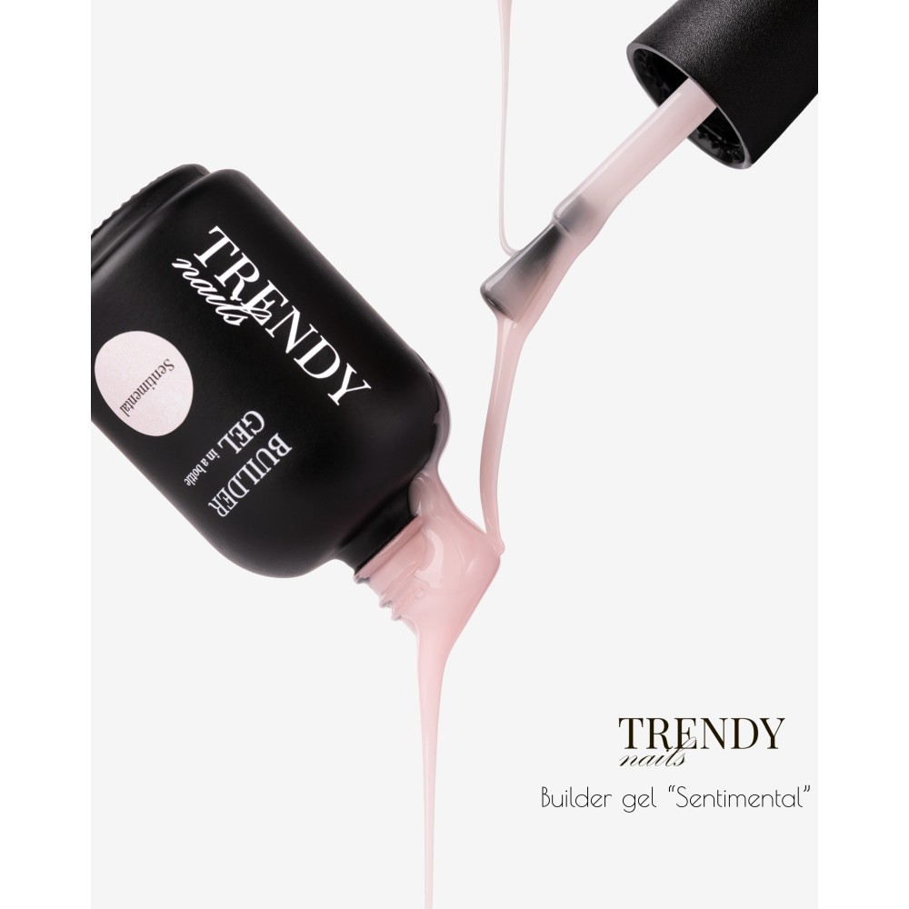 Trendy nails (15-0BG-13TN) Builder gel in a bottle Sentimental 15ml HEMA & TPO FREE