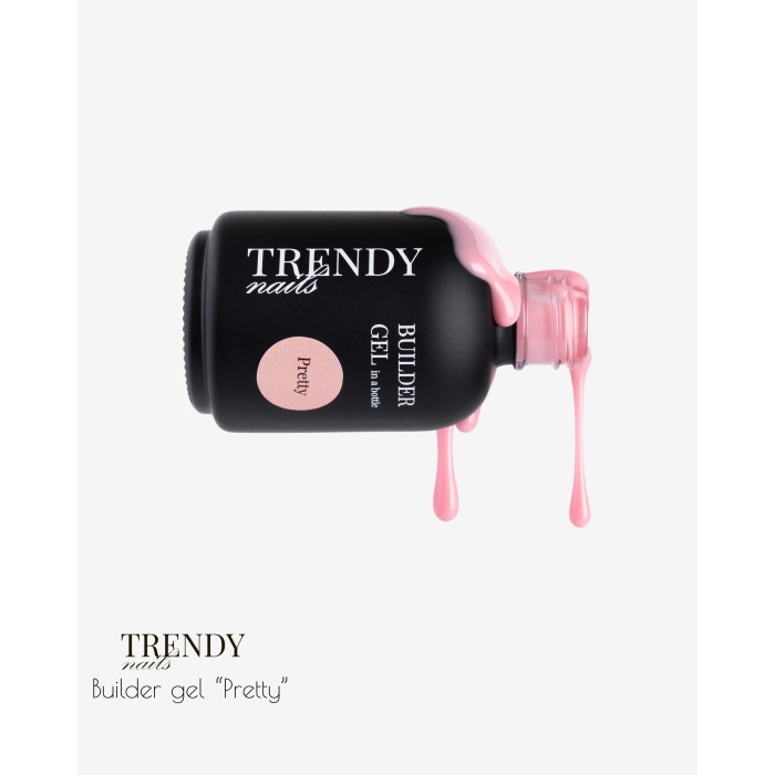 Trendy nails (15-0BG-20TN) Builder gel in a bottle Pretty 15ml HEMA & TPO FREE