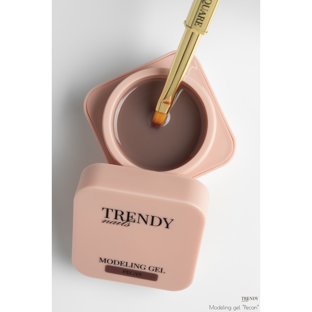 Trendy nails (14MC-110TN) modeling gel Pecan 30ml HEMA & TPO FREE