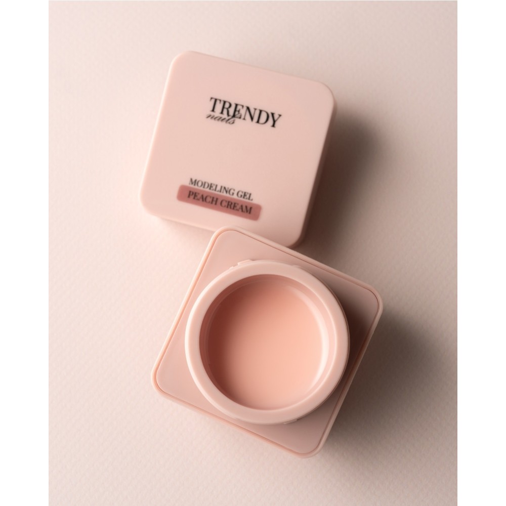 Trendy nails (14MC-220TN) modeling gel Peach cream 50ml HEMA & TPO FREE