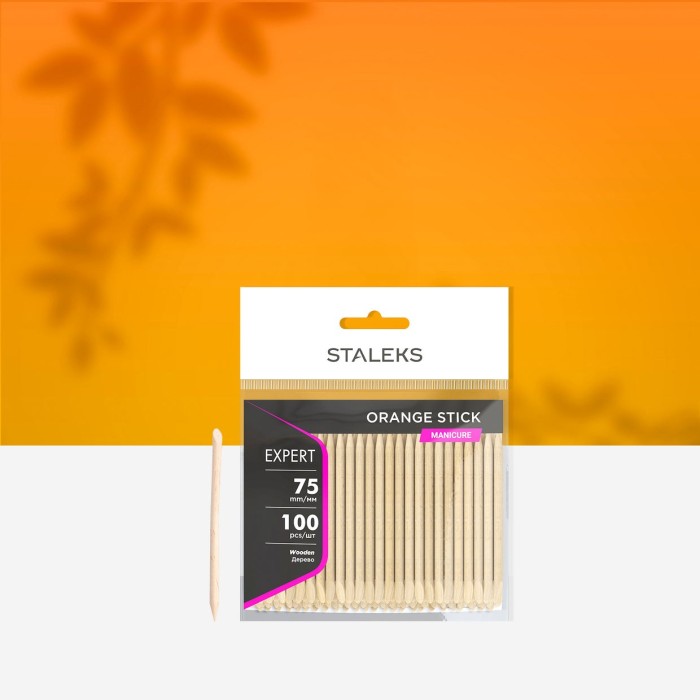 Staleks Expert  (DOS-20/100) Orange stick wooden