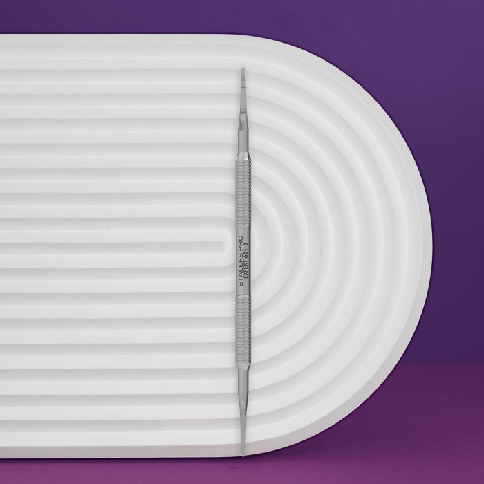 Staleks Expert (PE-60/4) Straight narrow nail file and narrow file with a bent end type 3