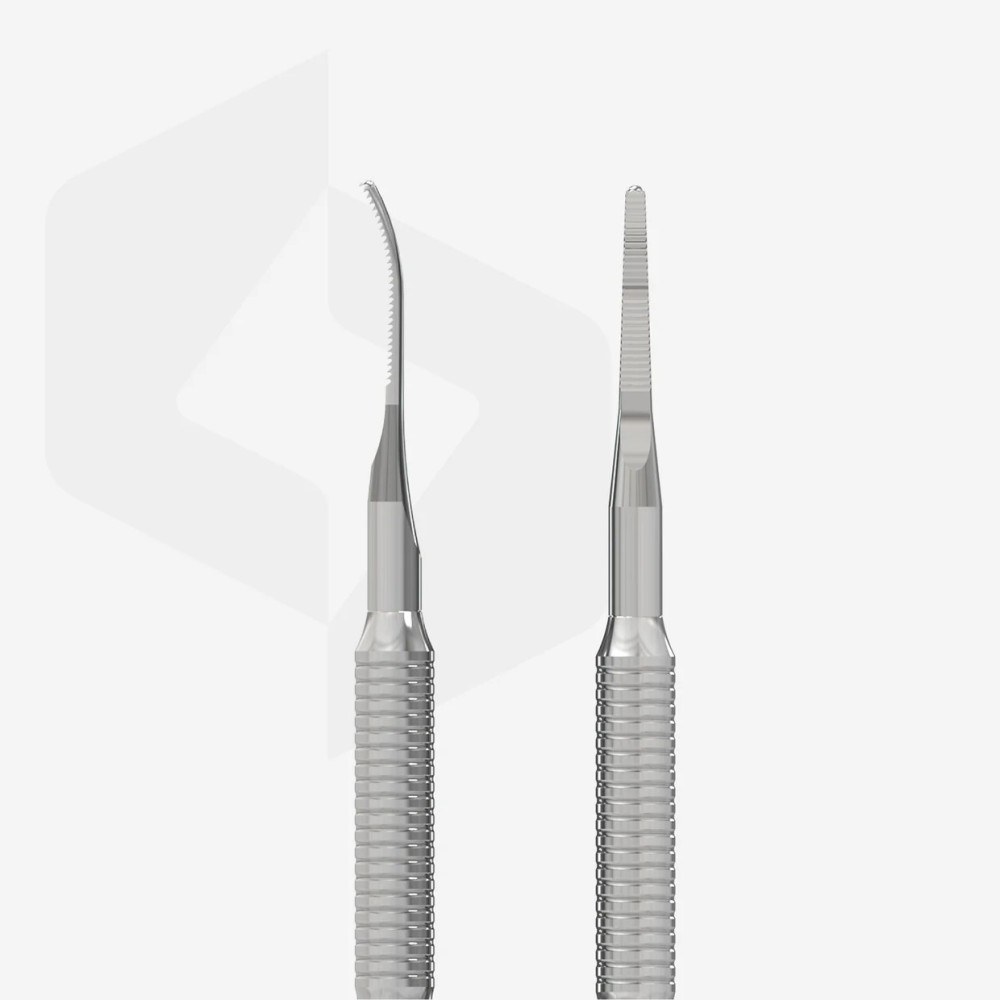 Staleks Expert (PE-60/4) Straight narrow nail file and narrow file with a bent end type 3